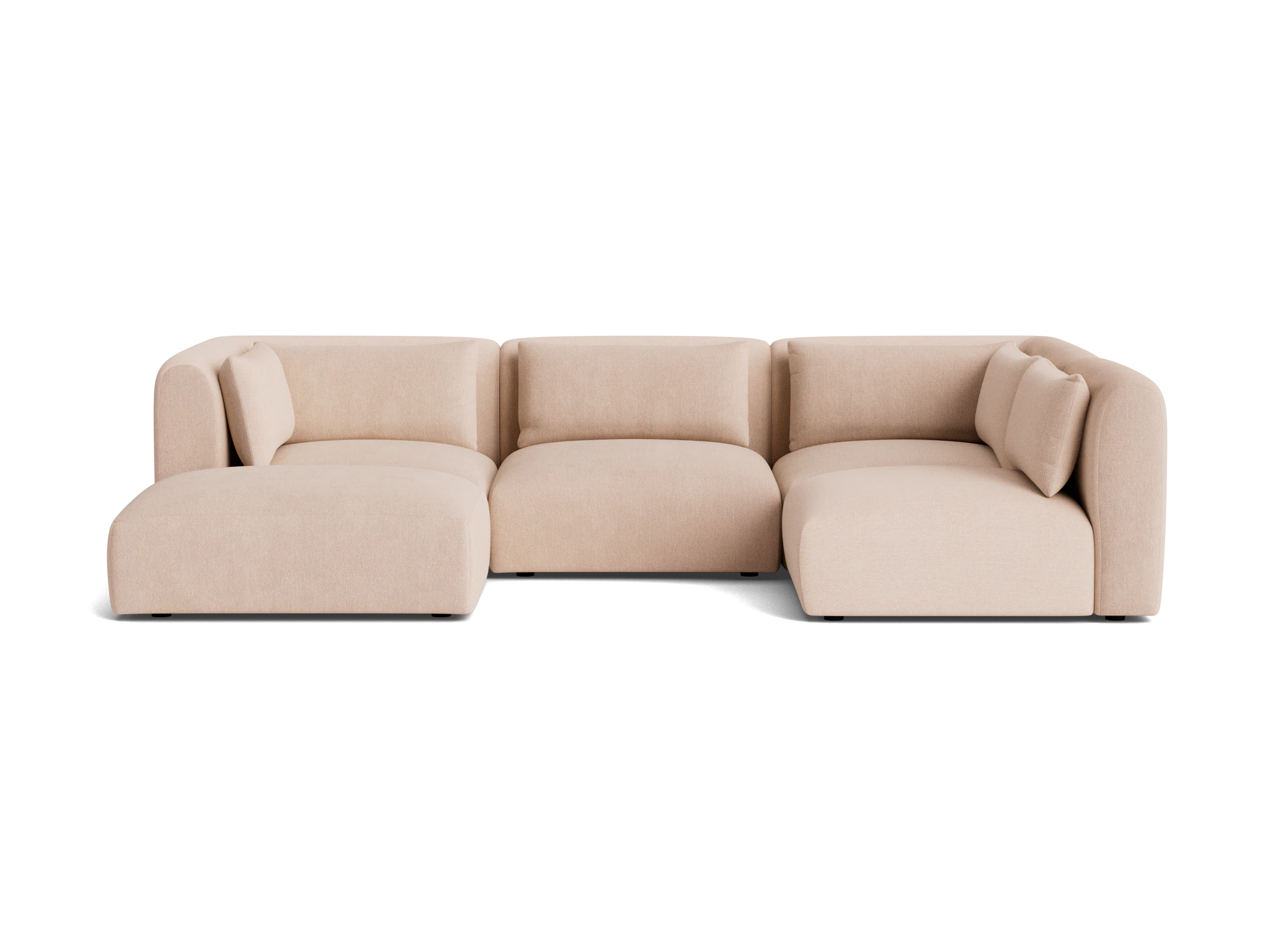 Carin Modular U-Sofa Bumper Sectional